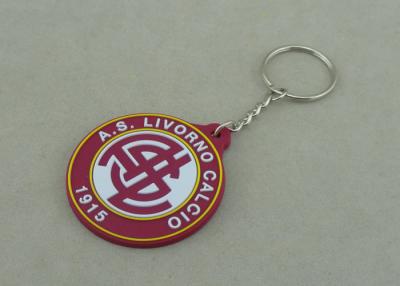 China Promotie van de de Kanten 2D Herinnering van pvc Keychain Dubbele het Siliciumoem Zachte ODM Te koop