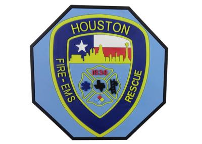 China Promotional Souvenir Gift Houston Rescue Pvc Coaster, Customized Coaster for sale