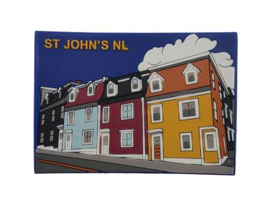 China 2D Cartoon ST JOHN'S NL Fridge Magnet, Soft Pvc Personalized Fridge Magnets for sale