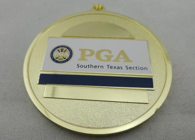 China PGA Southern Texas Section Iron / Brass / Copper Medal with Synthetic Enamel, Zinc alloy Die Casting for sale