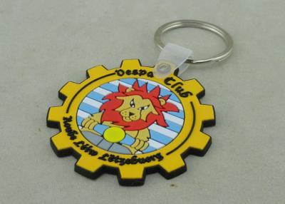 중국 소성 물질을 가진 개인화된 제 2 연약한 PVC Keychain 주문 열쇠 고리 판매용