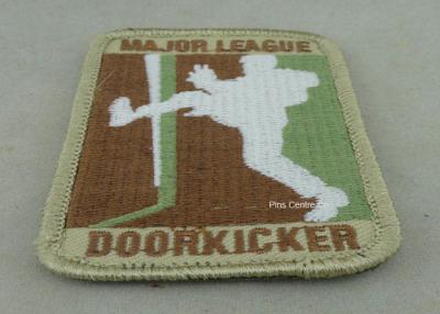 China Back Twill / Threads Polyester Custom Embroidery Patches For Club / Uniform for sale