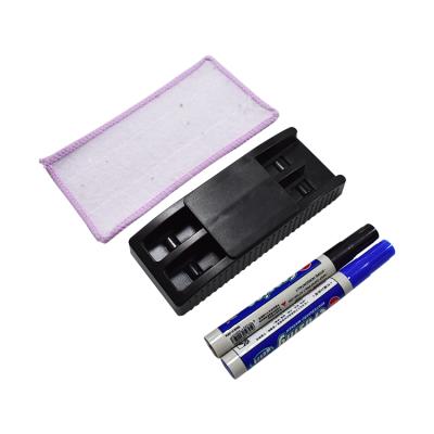 China Durable Magnetic Eraser Factory Price Whiteboard Magnetic Eraser With Marker Holder for sale