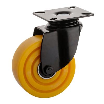 China PIVOT Type 3 Inch Swivel Plate Caster Without Brake Heavy Duty Instrumental Casters Wheel for sale