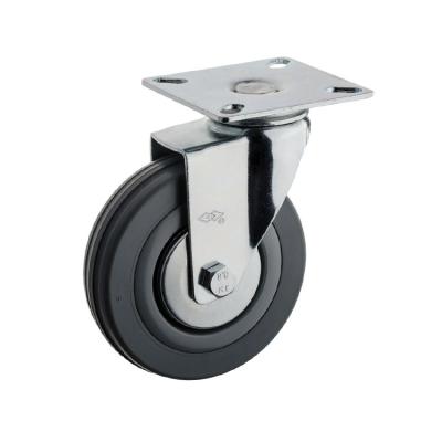 China Modern Hot Sale Light Duty Instrumental 2inch Caster With 50mm Gray Rubber for sale