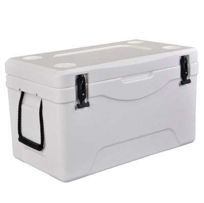 China Portable Insulated Outdoor Camping Frozen Waterproof Freezer Cooler Box 60L Picnic Cooler Box and Warmer Dual Function Box for sale