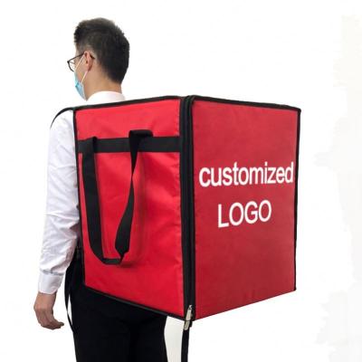 China Waterproof Motorcycle Delivery Bag Delivery Bag Insulated Hot Insulated Motorcycle Food Delivery Bag for sale