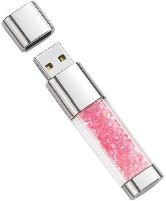 China All Devices with USB-A Port - Crystal Thumb Drive Novelty Pen Drive Cute Pink Desktop Memory Stick USB Flash Drive for sale