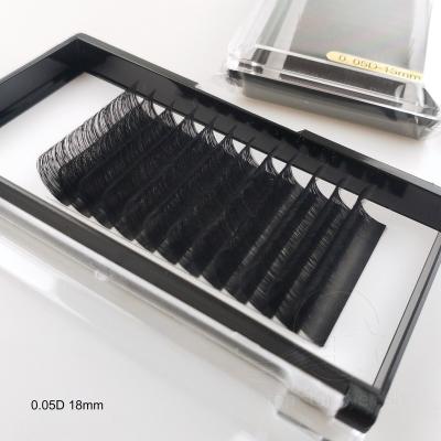 China High quality individual private label full volume fan quick eyelash extension 0.03/0.05/0.07 easy fan eyelash extension for sale