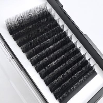 China Natural soft professional YY lashes wholesale price and private label design 8-15mm yy shape eyelash extension for sale