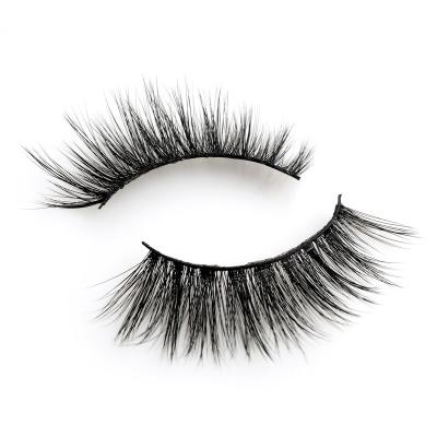 China Wholesale Quality Faux Mink Hig Strip Full Lashes False Eyelashes Silk Lashes for sale