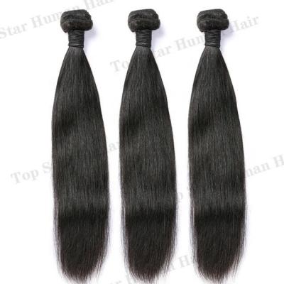 China Softest Human Hair 10-30 Inch Raw Straight Hair Weave, 100% Peruvian Hair Weft, Long Super Mink Human Hair Bundle Straight Wig Hair for sale