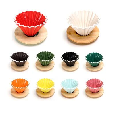 China Fashionable Amazon V60 Coffee Dripper Portable Ceramic Reusable Coffee Filter Tools Viable Hot Selling Nice Multifunctional Appearance for sale