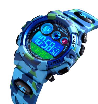 China Alarm Skmei 1547 Newstyle Waterproof Watch Kids Camouflage Cold Light Sports Digital Waterproof Watches for sale