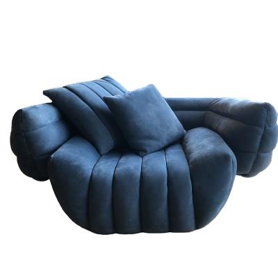 China (Size)Runxi Adjustable Embracing Shapes Leather Pilou Design Tactile Italian Living Room Sofas for sale