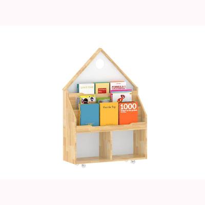 Chine Kindergarten furniture daycare equipment wooden modern kids book cabinet book shelf for day care center à vendre