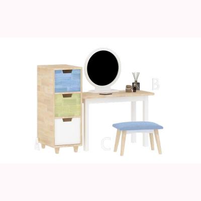 中国 Kindergarten furniture children's solid wood dressing table wooden children's furniture 販売のため