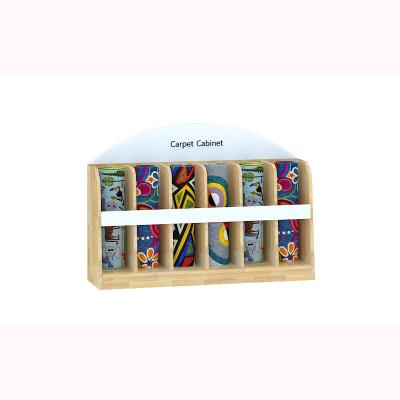 China Kindergarten Furniture Carpet Rack Wooden Solid Furniture Children's Study Tables and Chairs en venta