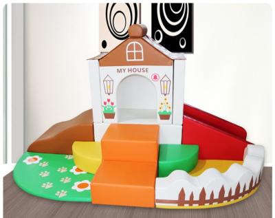 중국 Day Care High quality PU Leather Indoor Soft Play Structure Kids Playhouse for Restaurant and Indoor Playground Center 판매용