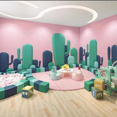 China Children Indoor Room 3D Decorations Nursery Childcare Center Soft Wall Panels for Kids Indoor Play Area zu verkaufen