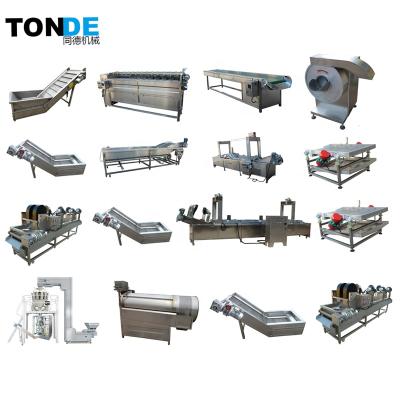 Κίνα Frozen Potato Chips Making Machines Vegetable Processing Plant Frozen Potato Chips Processing Line Frozen French Fries Production Equipment προς πώληση