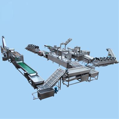 Κίνα Vegetable Processing Plant Potato French Fries Potato Chips Processing Line Making Machine Price Frozen French Fries Factory προς πώληση