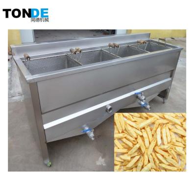 China Snack factory china manufacture snack onion fryer machine for frying potato chips and banana potato chips à venda