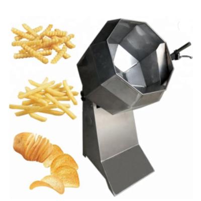 China Commercial spin stability potato chips seasoning maxhine / snack seasoning seasoning mixing machine for sale