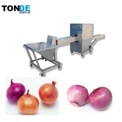 중국 Easy Operation Industrial Onion Skin Peeling Machine/Onion Roots Cutter/Onion Peeler 판매용