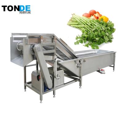 China High Efficiency Automatic Leafy Greens Cleaning Machine With Spray System for sale