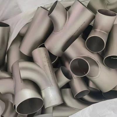 China Pipe Lines Connect Custom Stainless Steel Pipe Fittings ASTM A403 / A403M WP304 WP316 for sale