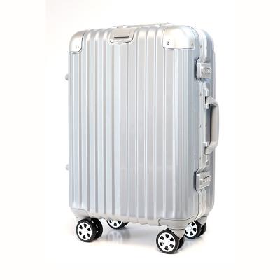 China High Quality PC Hardware 24 28inch Aluminum Frame Luggage Three Size 20 With TSA Combination Lock for sale