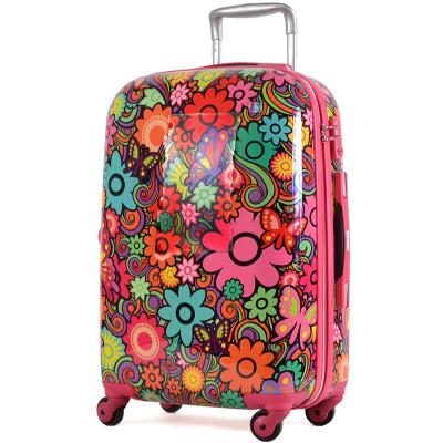 China Travel Luggage Cases Surprise Fashionable Custom Polypropylene Aluminum Traveling Suitcase for sale