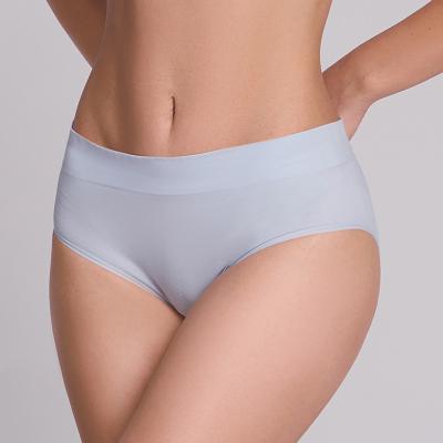 China Dropshipping Seamless Pregnancy Women Underwear Antibacterial Low Rise Breathable Knitted Maternity Panties for sale