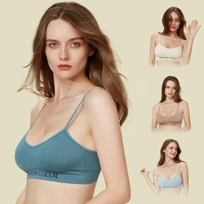 China Free Designer Bra Young Girls Ladies Daily High Quality Comfortable Full Wire Bra Multicolor Figure for sale