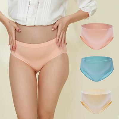 China Dropshipping Antibacterial Breathable Mid Waist Panties Maternity Underwear For Women for sale