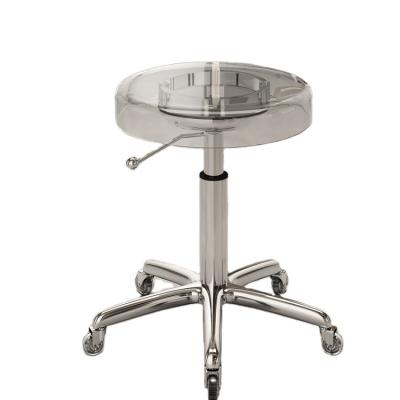 China Revolving High quality acrylic seat aluminum alloy bottom salon bench lifting disc made in China for sale