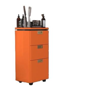 China Modern Made in China, high-quality hair salon dedicated baking paint color three draw tool cabinet for sale