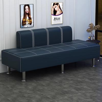 China Common for internet celebrity waiting occasions Wholesale Modern Comfortable Spa Barber Shop Beauty Hair Salon Furniture Customer Reception Waiting Area Sofa Waiting Chairs for sale