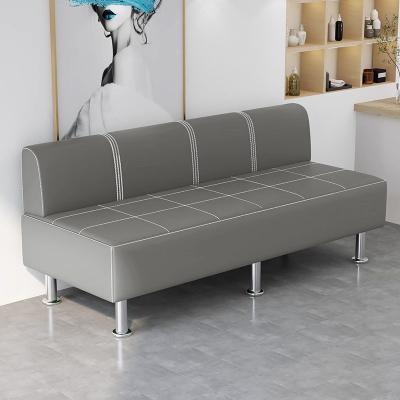 China Common for internet celebrity waiting occasions wholesale price Spa furniture luxury waiting room area couch waiting sofa for barber shop for sale