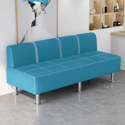 China Common for internet celebrity waiting occasions Beauty Salon Sofa Living Room Furniture Sofa Reception Chair Leisure Bench Shopping Mall Waiting Chair Wholesale for sale