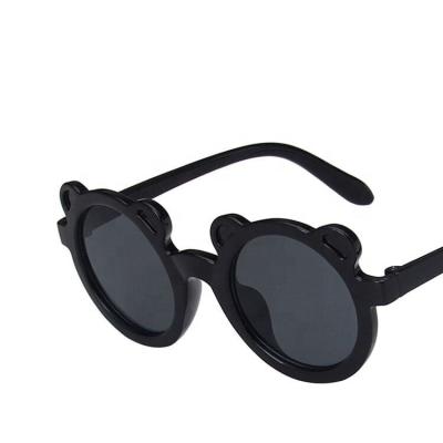 China Children's sunglasses 2021 China wholesale children's sunglasses small bear frame kids baby cheap glass for sale