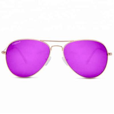 China Aviator Sunglasses Popular Men and Women Custom Sun Shade Glass Aviator Sunglasses 2020 for sale