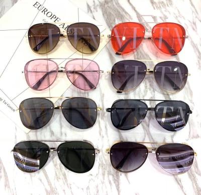 China 2019 Popular Men's And Women's Aviator Sunglasses Metal Sunglasses China Vintage Copper Frame Street for sale