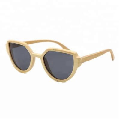 China Wooden Sunglasses 2022 Fashion Style Grace Polarized Lenses UV400 Frame Vintage Women Wood Sunglasses for sale