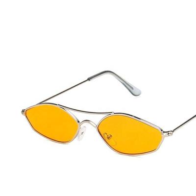 China Metal Sunglasses 2020 New Fashion Small Frame Sunglasses Women's Popular Metal Sunglasses for sale