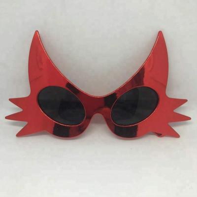 China 2021 New Style Cheap Plastic Model Party Sunglasses Kids Or Child Fox Party Sunglasses for sale