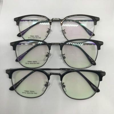 China Fashion\Comfortable Trends\Durable 2021 Fashion Good Quality Designer Unisex Gentlemen TR90 Optical Glasses for sale