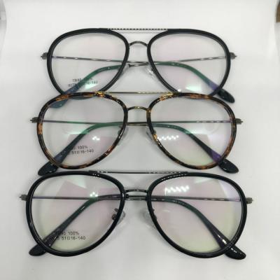 China Fashion \ Comfortable Popular Aviator \ Durable Shape Glasses 2022 Pilot TR90 Optical Glasses Style In Hot for sale