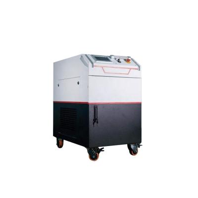 China Stainless steel Laser Rust Removal Pulse Laser Cleaning Machine 300w for Paint Oil for sale